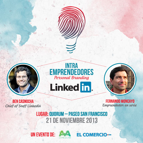 Intraemprendimieto y personal branding se abordarán en una charla magistral, en Quito