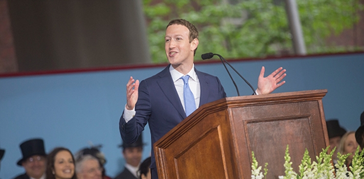 Las mejores frases del discurso de Mark Zuckerberg en Harvard